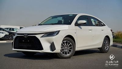 Toyota Yaris Y - 1.3L | 15"Alloy Wheels | Rear Camera | Digital AC | GCC Specs | 22km+/LTR