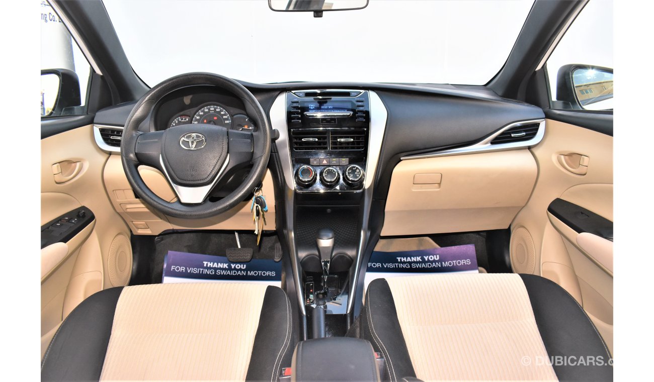 Toyota Yaris SE 1.3L HATCHBACK 2019 GCC SPECS DEALER WARRANTY