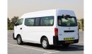 نيسان أورفان 2017 | NV350 COMMUTER VAN | 13 SEATER, MANUAL, PETROL | GCC SPECS - EXCELLENT CONDITION