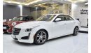 كاديلاك CTS EXCELLENT DEAL for our Cadillac CTS 3.6 ( 2016 Model ) in White Color GCC Specs