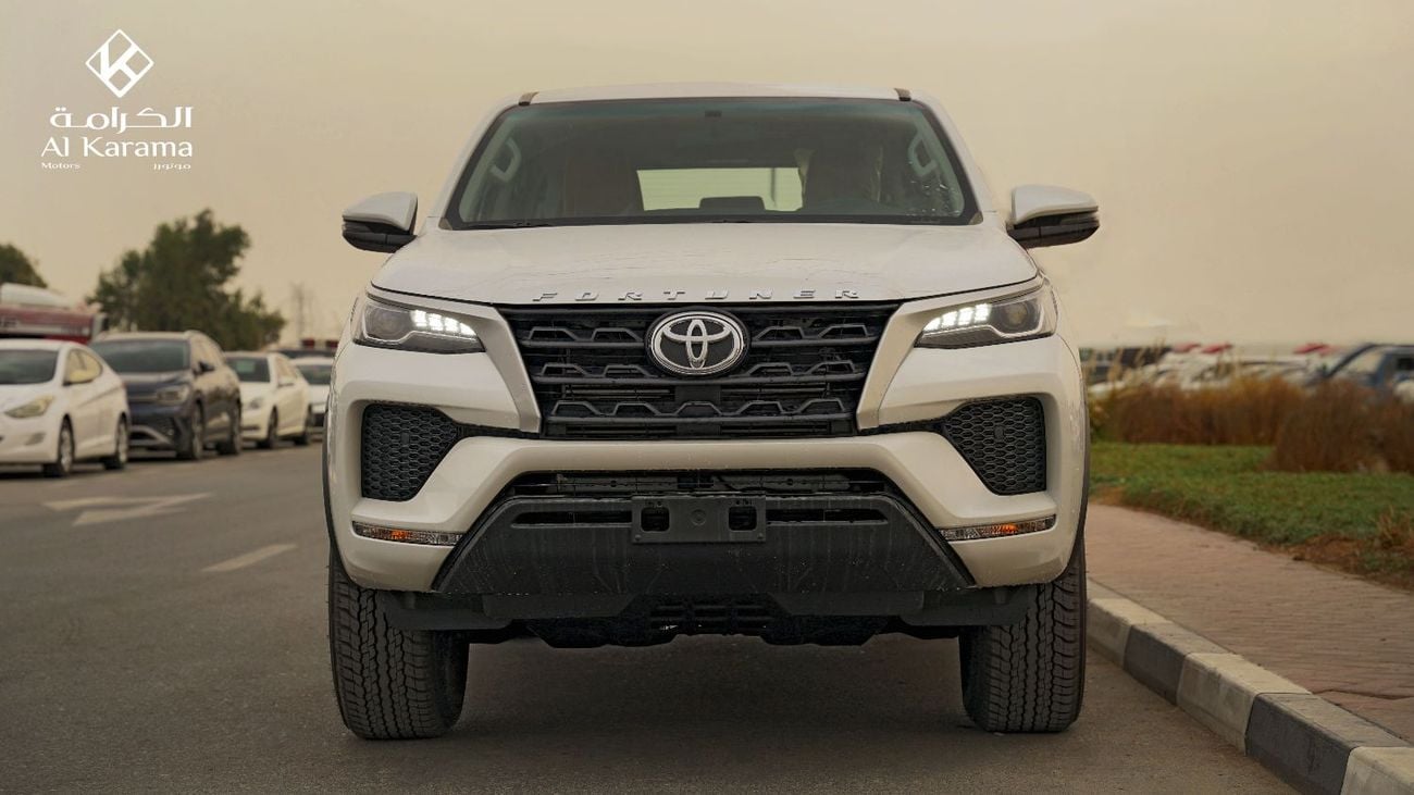 Toyota Fortuner 2.4L DIESEL Engine | 17'Steel Wheels with Cover | 8" DISPLAY AUDIO | GCC Specs