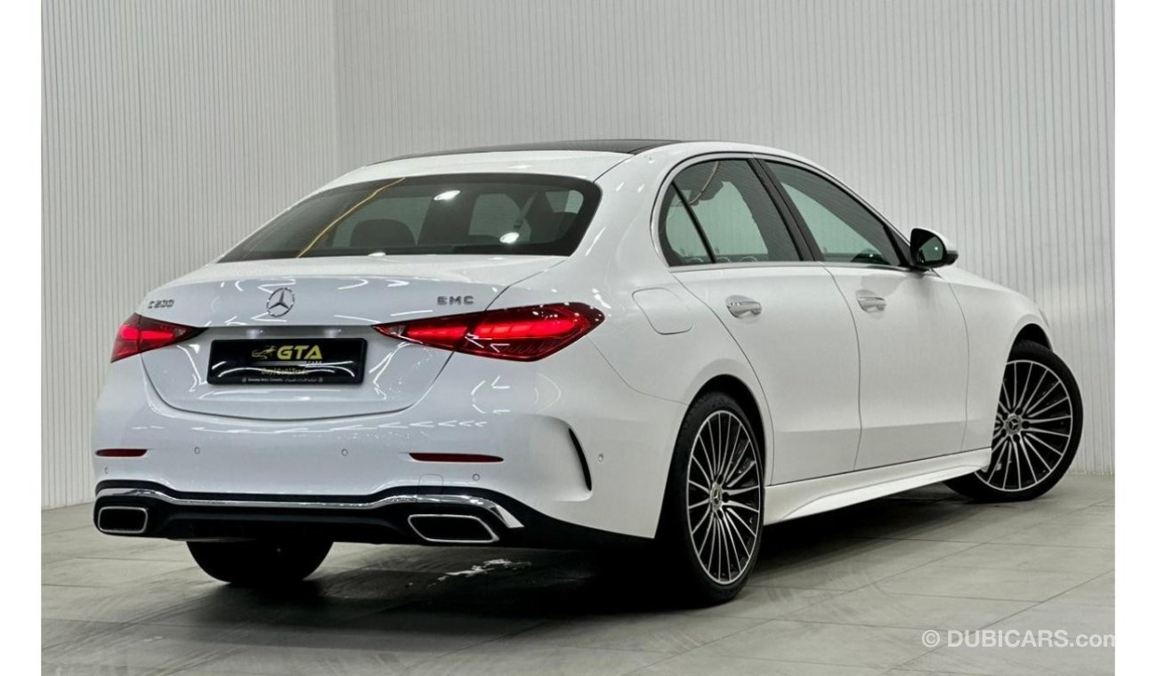 مرسيدس بنز C 200 2023 Mercedes-Benz C200 AMG Premium Plus, Mercedes Warranty 2028, Mercedes Service History, GCC