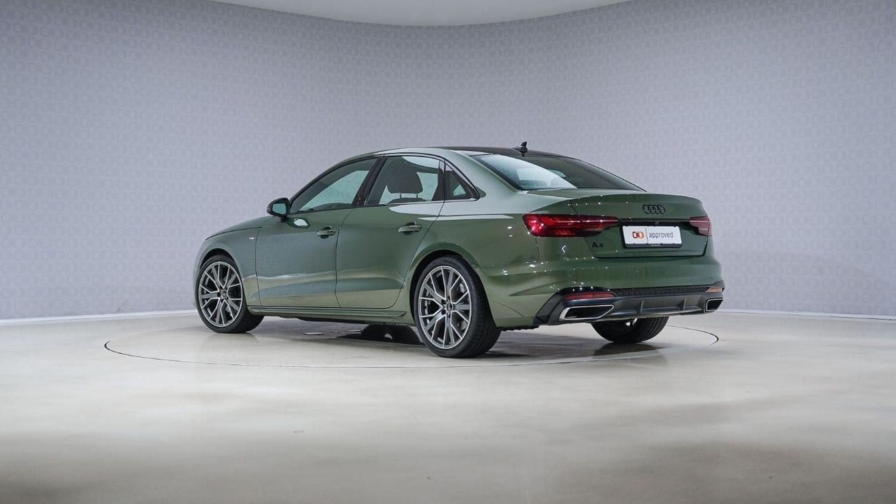 Audi A4 35 TFSI S Line 2.0L | AED 2,041 PM | Warranty Sept-2028 | GCC