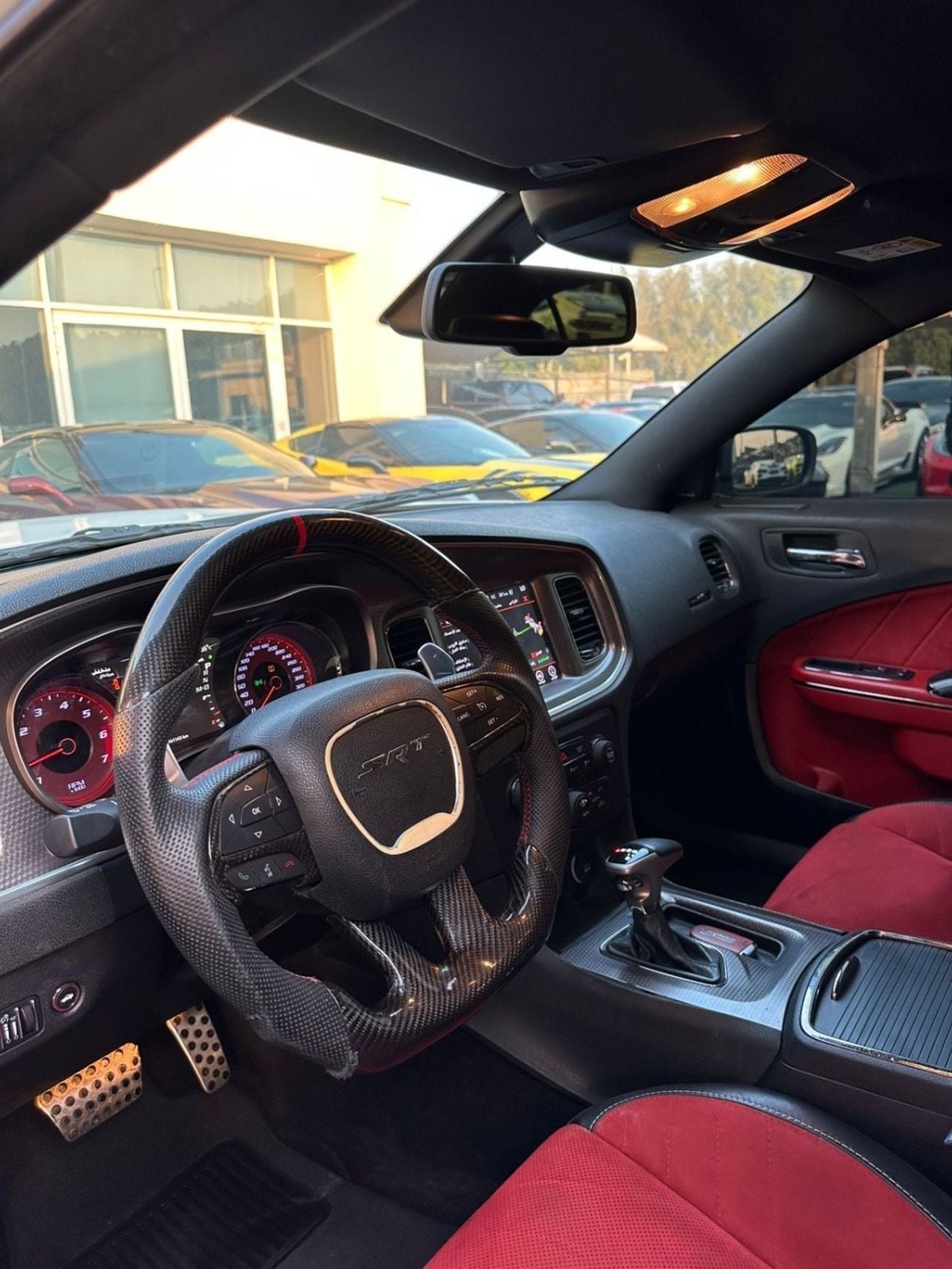 Dodge Charger SRT Hellcat 6.2L (707 HP) ‎‏DODGE CHARGER HELLCAT SRT GCC 2017 Original paint  ‎‏Zero accidents Full