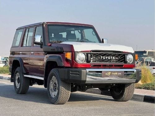 Toyota Land Cruiser 70 LC76 4.0L PTR M/T // 2024 // HIGH OPTION WITH DVD & BACK CAMERA , POWER WINDOWS , COOL BOX // SPECIA