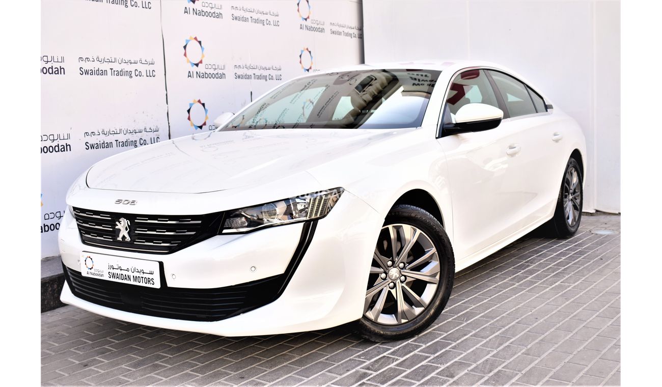Peugeot 508 AED 1370 PM | 1.6L R8 ACTIVE GCC DEALER WARRANTY
