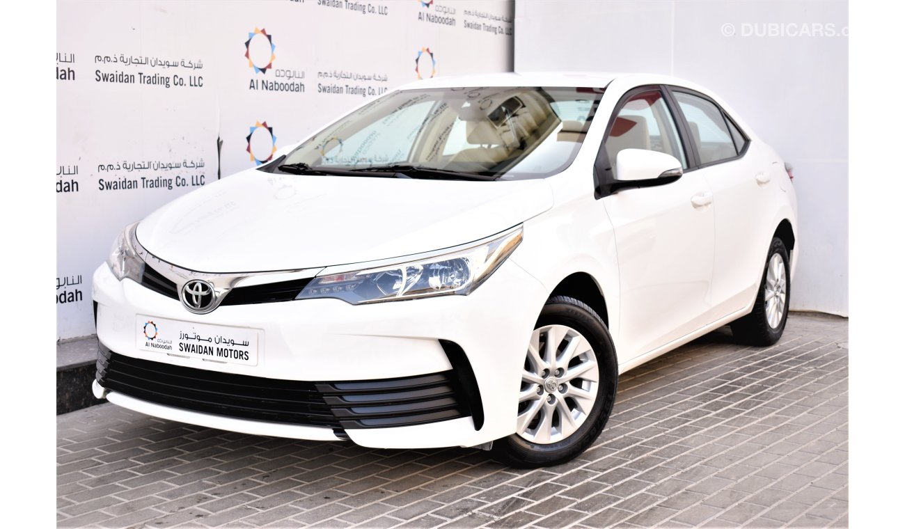 Toyota Corolla AED 1272 PM | 0% DP | 2.0L SE GCC WARRANTY