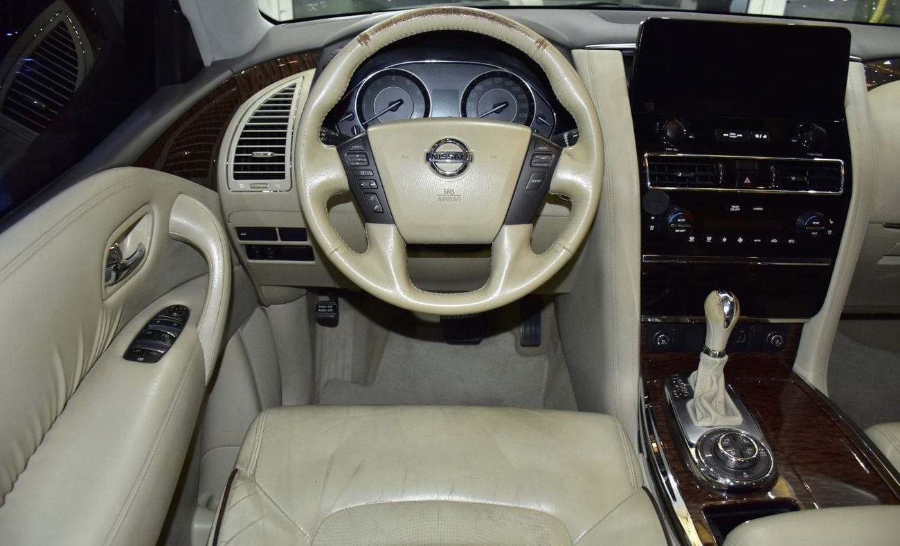 Nissan Patrol LE TITANIUM EXCELLENT DEAL for our Nissan Patrol Titanium V8 ( 2018 Model ) in Grey Color GCC Specs
