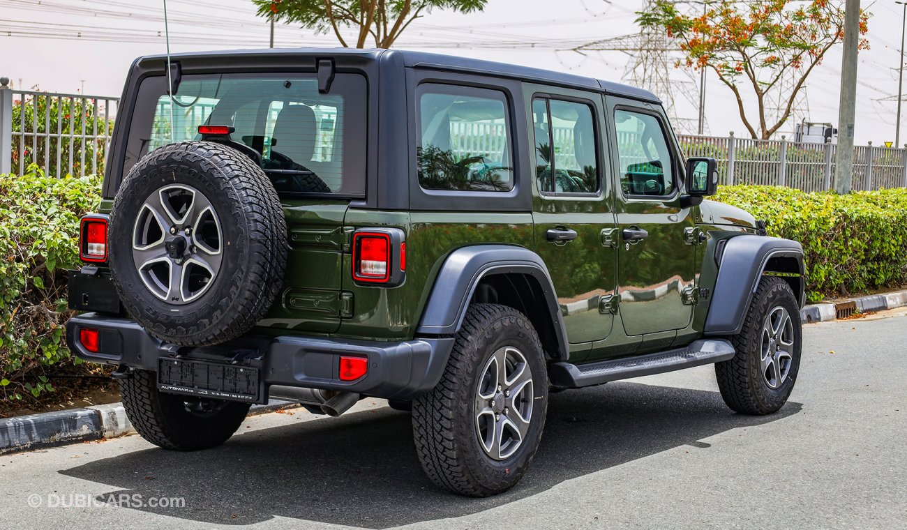 Jeep Wrangler Unlimited Sport Plus + UAE Edition , GCC 2021 , 0Km , (ONLY FOR EXPORT)