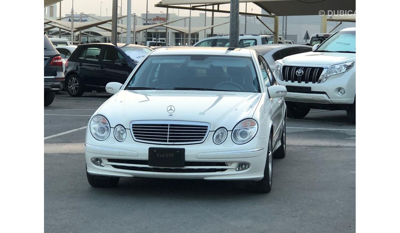 مرسيدس بنز E 500 موديل 2005 وارد اليابان حاله نظيفه جدا من الداخل والخارج فل مواصفات كراسي جلد ومثبت سرعه وتحكم كهربي