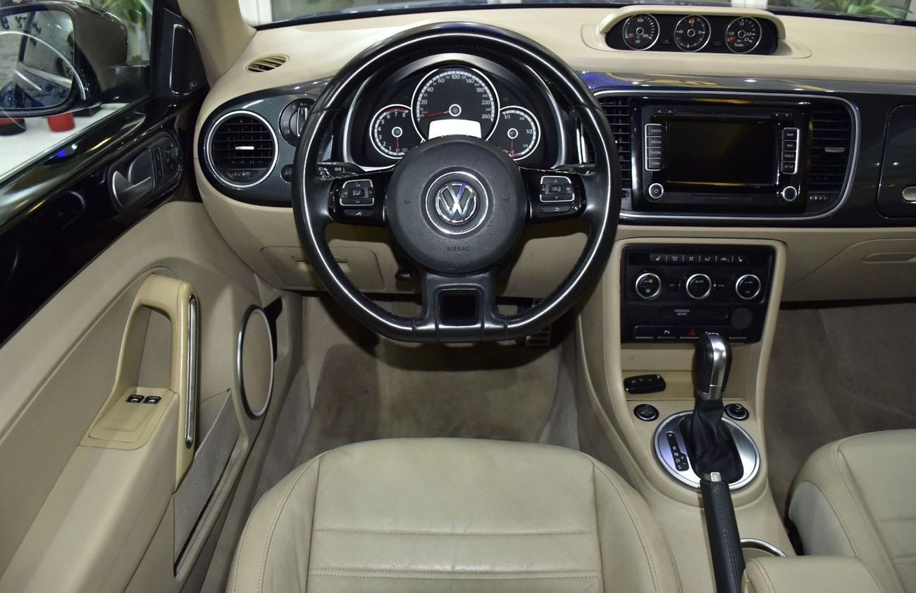Volkswagen Beetle EXCELLENT DEAL for our Volkswagen Beetle ( 2015 Model ) in Blue Color GCC Specs