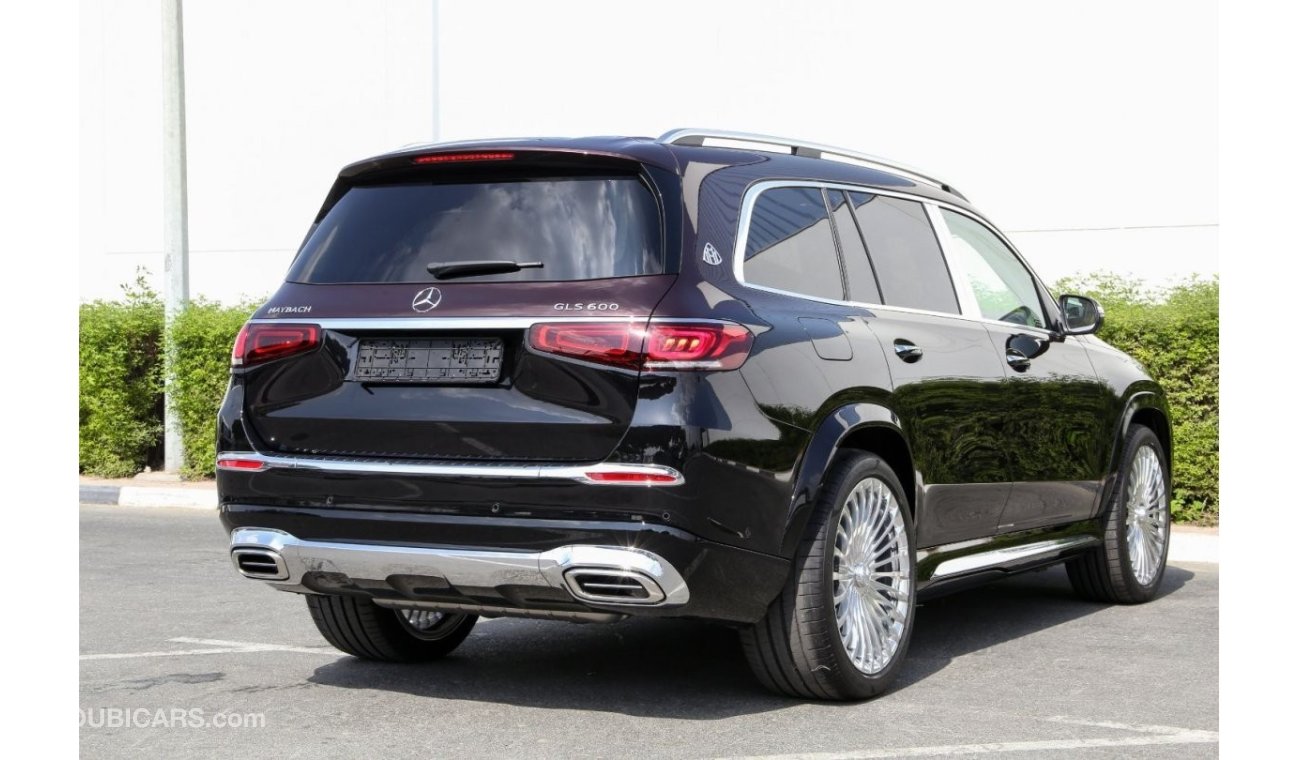 مرسيدس بنز GLS600 Maybach Maybach 4MATIC 2022 Black/Maroon Local Registration + 10%