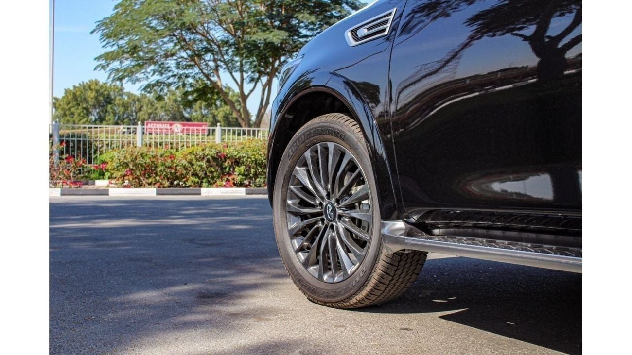 Infiniti QX80 Black Edition 8 INFINITI QX80 LUXURY GCC WARRANTY