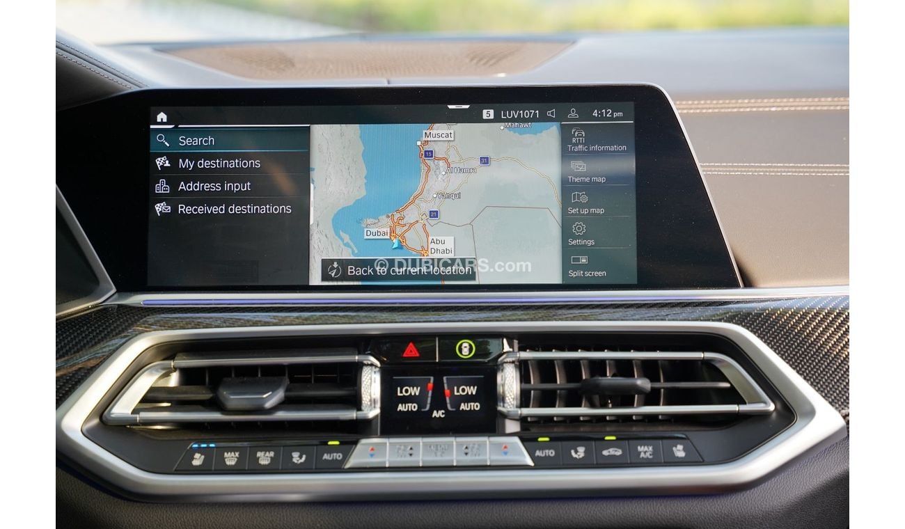 BMW X6M 2023 BMW X6 x-Drive 50i V8 Black color Carbon Fiber 0Km