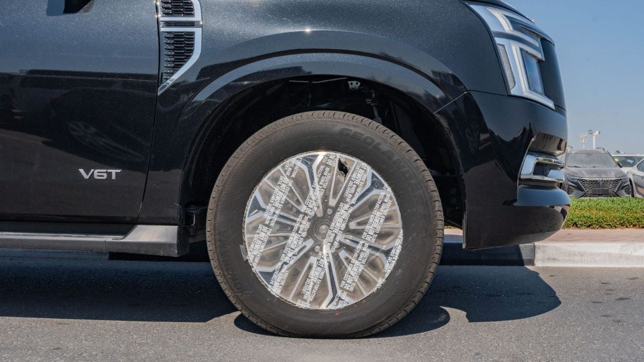 نيسان باترول 2026 Nissan Patrol Titanium 3.5L Twin Turbo AT Petrol (Black-Tan)