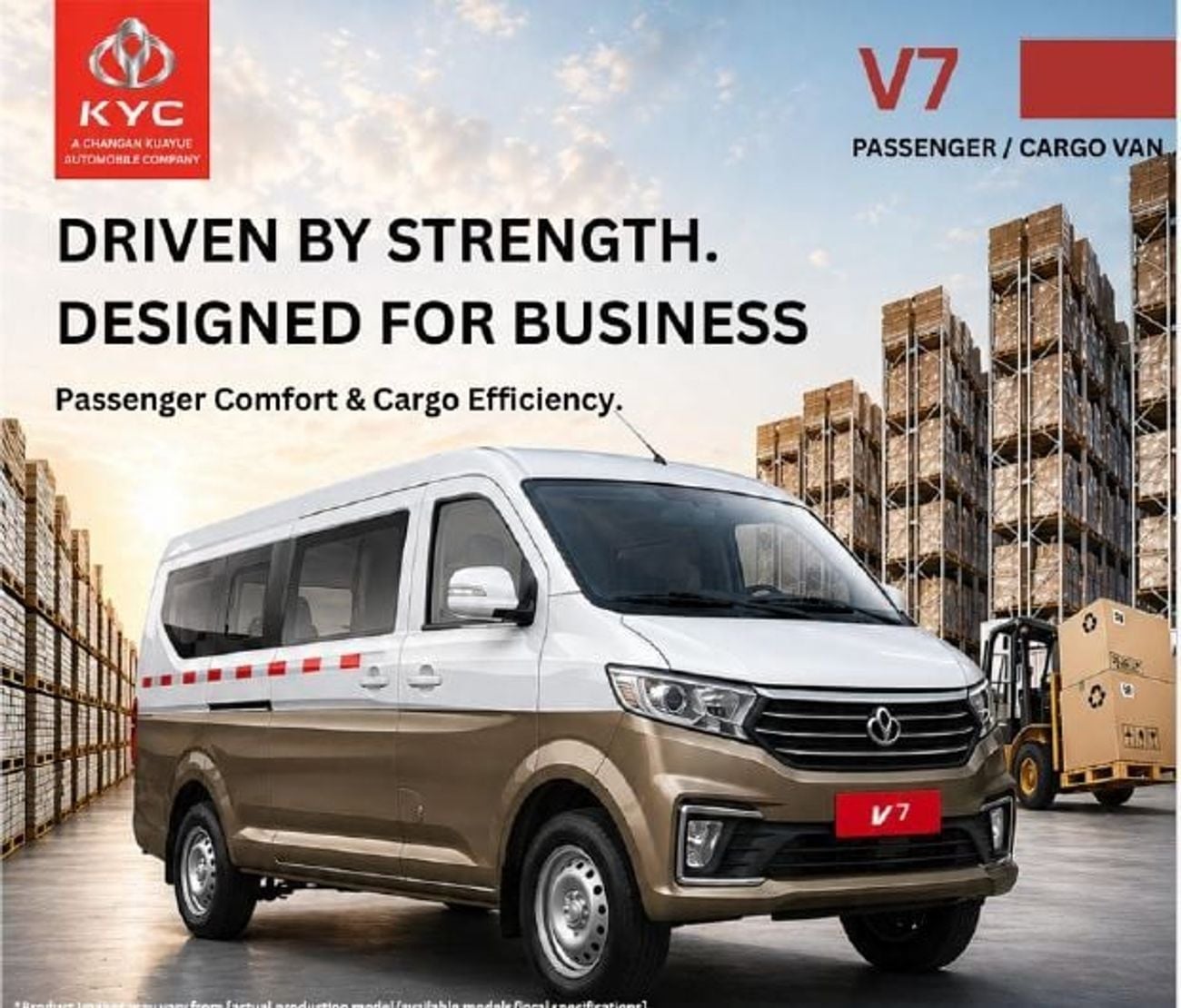 KYC V7 KYC V7  - CARGO VAN 2 & 5 SEATER CHINESE SPEC