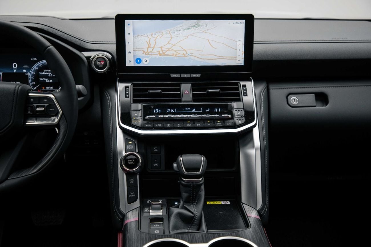 Toyota Land Cruiser LC300 GR-Sport 3.5L Hybrid - Attitude Black Inside GRS Black and Dark Red | Export