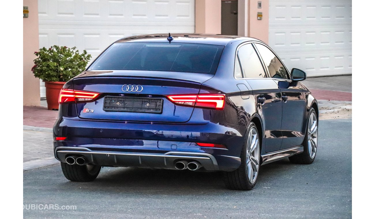 Audi S3 2017 GCC under Agency Warranty with Zero Down-Payment.