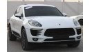 Porsche Macan S PORCHE MACAN S 2015 WHITE FULL OPTION GCC EXCELLENT CONDITION WITHOUT ACCIDENT