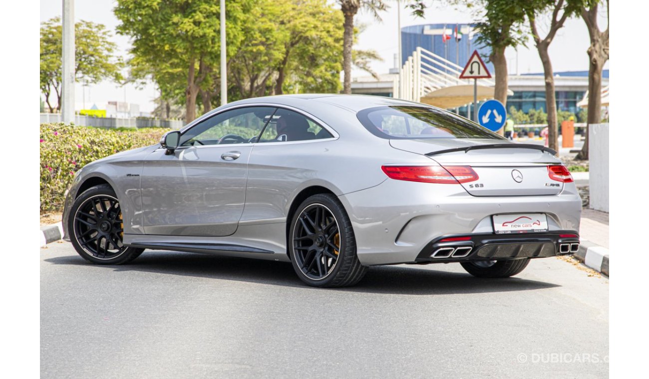 مرسيدس بنز S 63 AMG كوبيه AED/MONTHLY 7360 - 1 YEAR WARRANTY UNLIMITED KM AVAILABLE