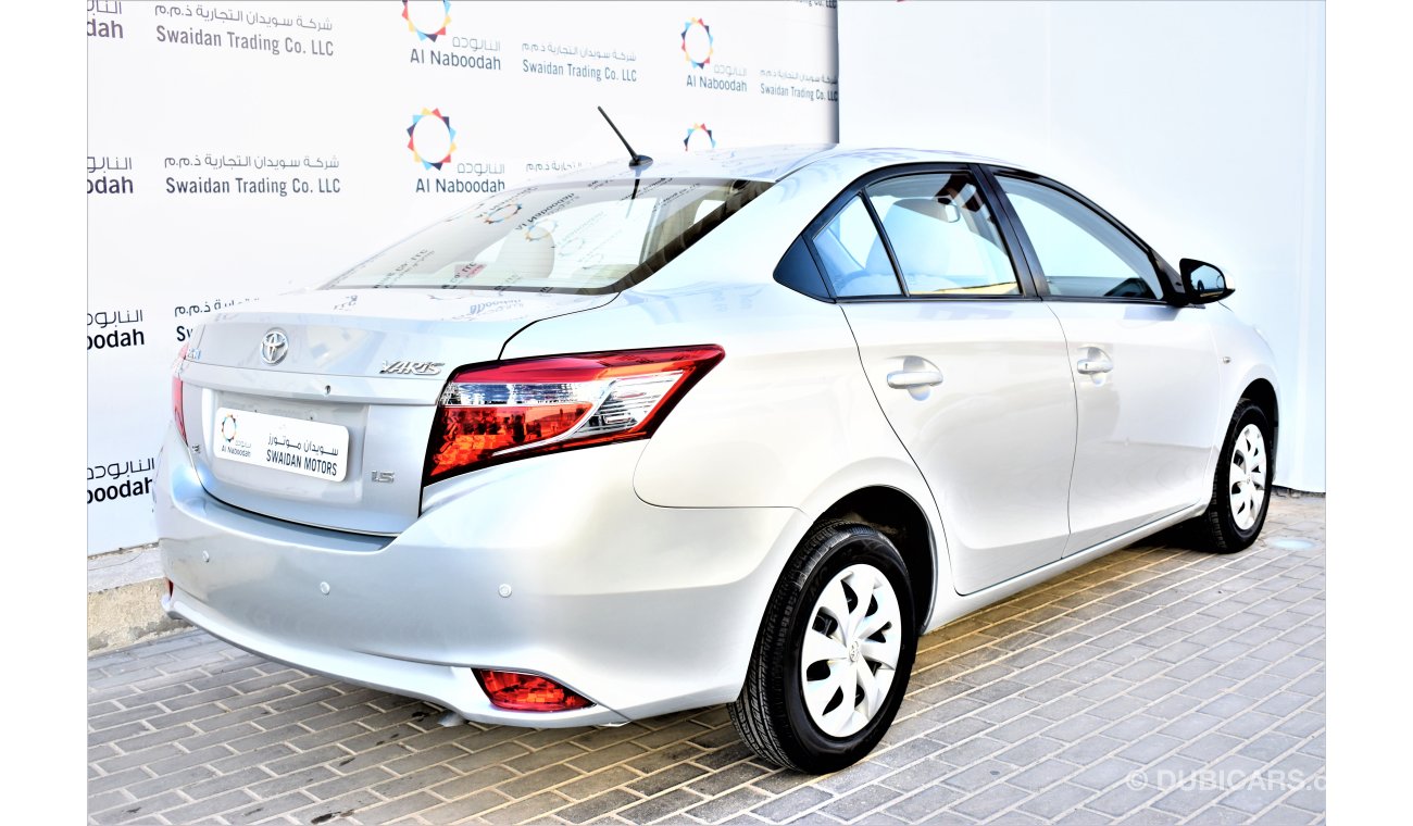 تويوتا يارس 1.5L SE SEDAN 2016 GCC SPECS WITH DEALER WARRANTY