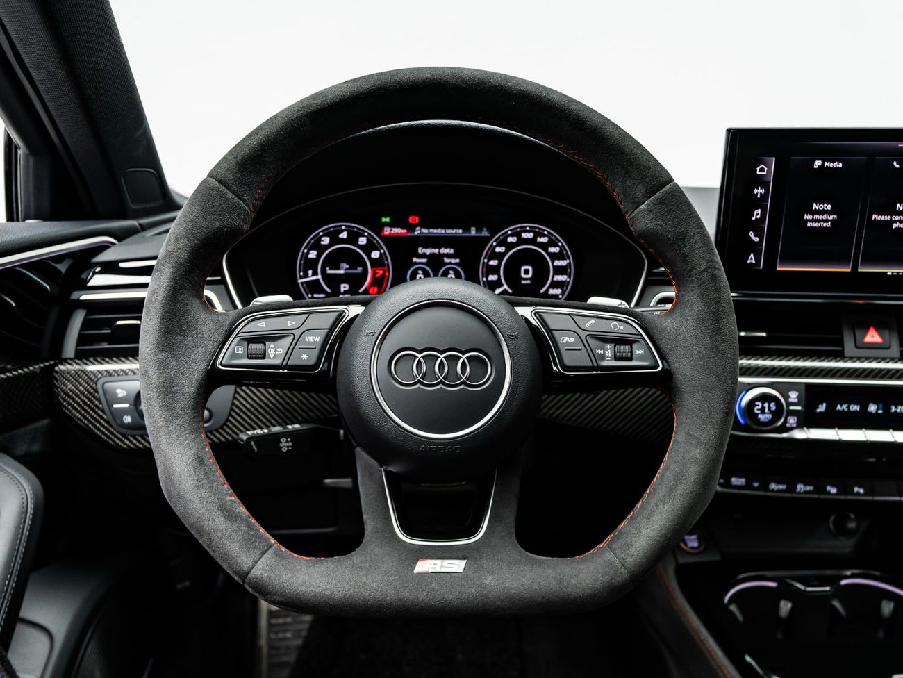 أودي RS4 2024 Audi RS4, 2027 Audi Warranty + 2029 Audi Service Contract, Carbon Bucket Seats, Low KMs, GCC