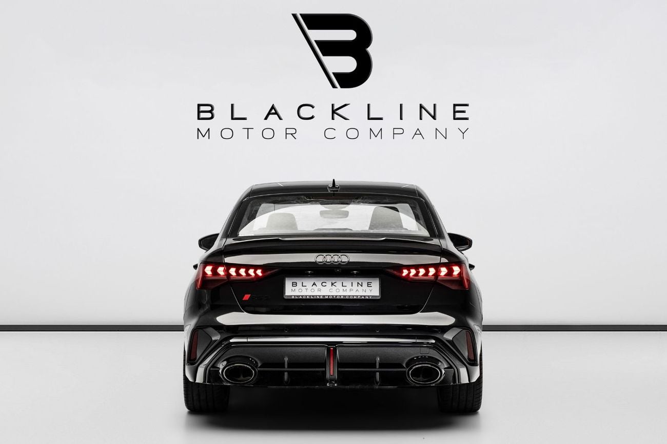 أودي RS3 STD BUY NOW, PAY 2027 | THE BLACKLINE STANDARD | 2030 Audi Warranty & Service Contract, GCC, Low KM'