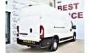 Peugeot Boxer L4 H3 2.2L MANUAL 2018 GCC SPECS WITH BALANCE AGENCY WARRANTY UP TO 2023 OR 250,000KM