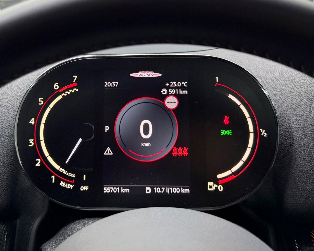 ميني جون كوبر كونتري مان GCC .. FSH .. Low Milegea .. Perfect Condition