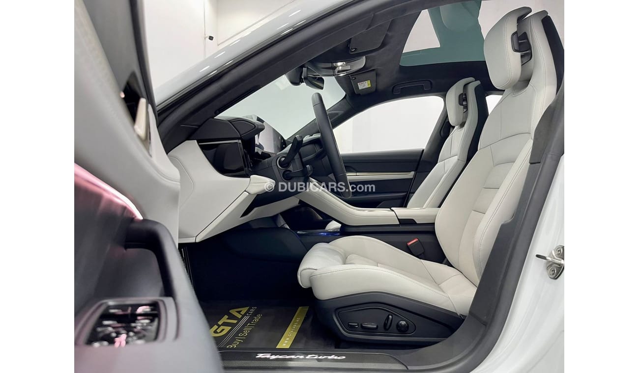 Porsche Taycan 2021 Porsche Taycan Turbo, 11/2023 Porsche Warranty + 2029 Battery Warranty, GCC
