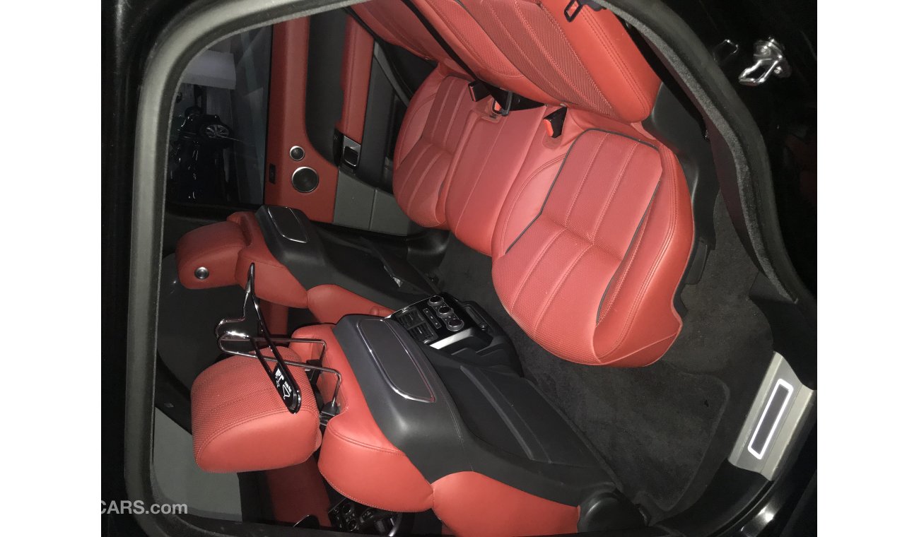 لاند روفر رانج روفر سبورت سوبرتشارج Red leather trim with front seats massage and ventilation pack