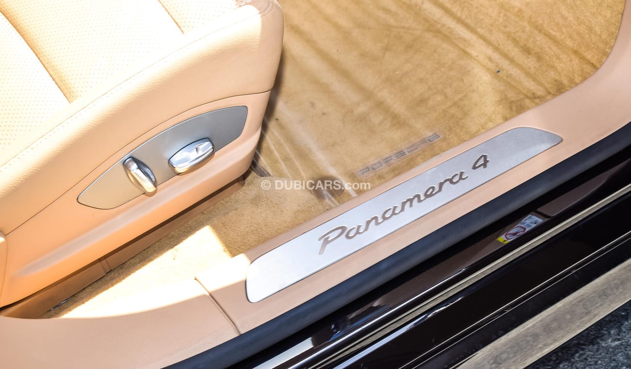 بورش باناميرا Porsche Panamera 4 AWD Full Service History GCC