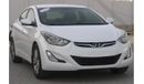 Hyundai Elantra HYUNDAI ELANTRA 2016 WHITE GCC 1.6 EXCELLENT CONDITION WITHOUT ACCIDENT