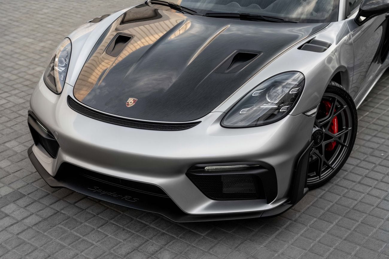 بورش 718 سبيدر 718 Spyder Rs Weissach | 12,338 P.M | 0% Downpayment | Agency Warranty!