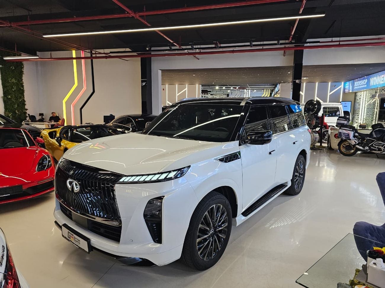 Infiniti QX80 Autograph Bench Chairs 3.5L 2025 Infiniti QX80 Autograph - 5 Years Warranty and Service - Mint condi