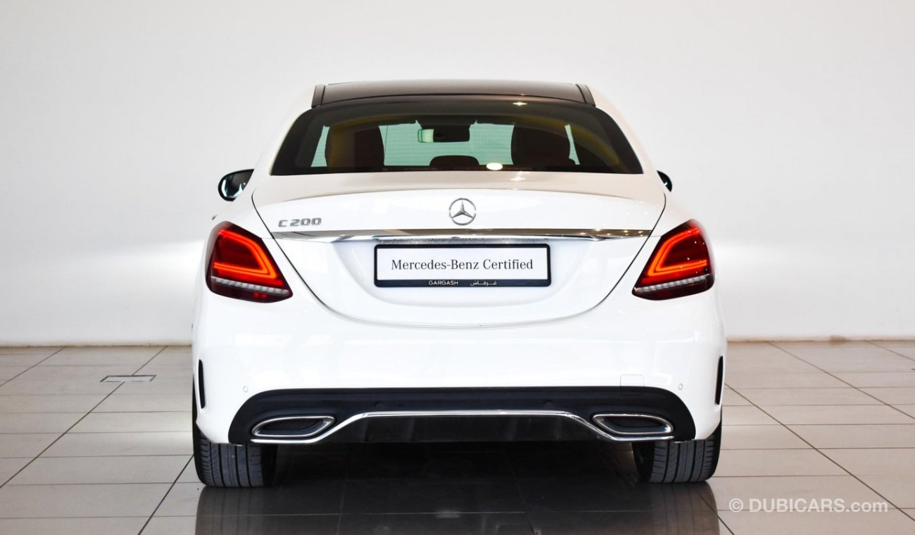 مرسيدس بنز C200 SALOON / Reference: VSB 31632 Certified Pre-Owned with up to 5 YRS SERVICE PACKAGE!!!