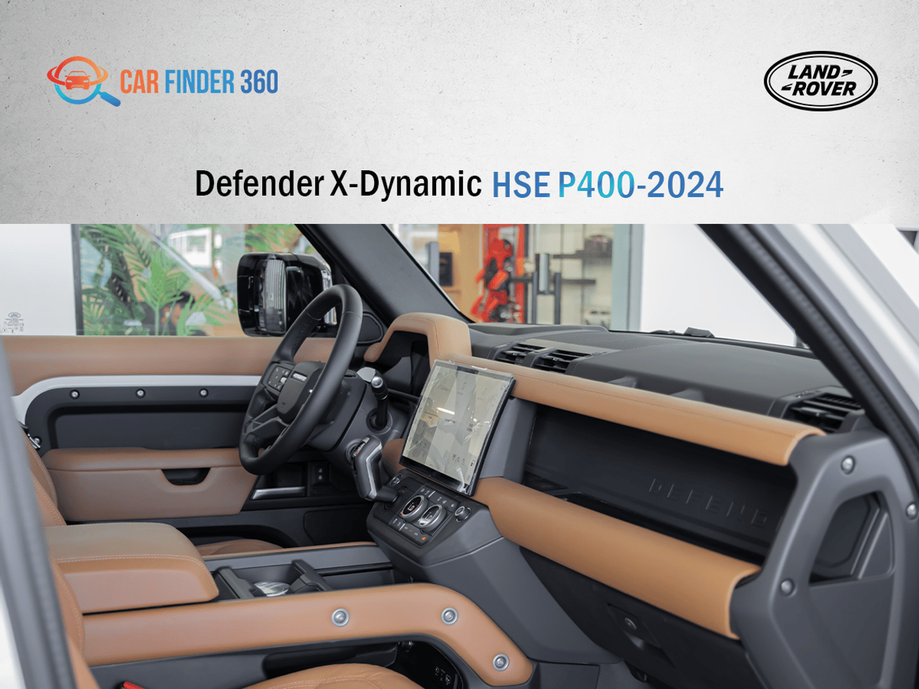 Land Rover Defender Land Rover Defender X-Dynamic HSE P400 - White  - Tan Interior -  2026 - GCC(Export Only)