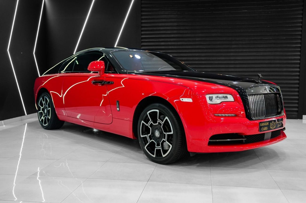 رولز رويس واريث 2017 Rolls-Royce Wraith Black Badge, Two-Tone Exterior, Bespoke Audio, Starlight, GCC Specs!!