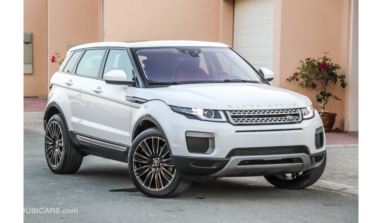 Land Rover Range Rover Evoque Dynamic 2016 GCC under Al Tayer Warranty with Zero downpayment.