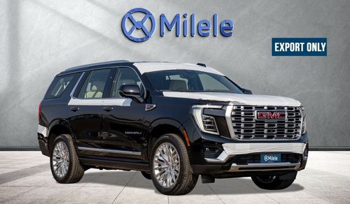 GMC Yukon DENALI 6.2L PETROL – BLACK: PANORAMIC ROOF, 360° CAM, DUAL EXHAUST (EXPORT SSA ONLY)