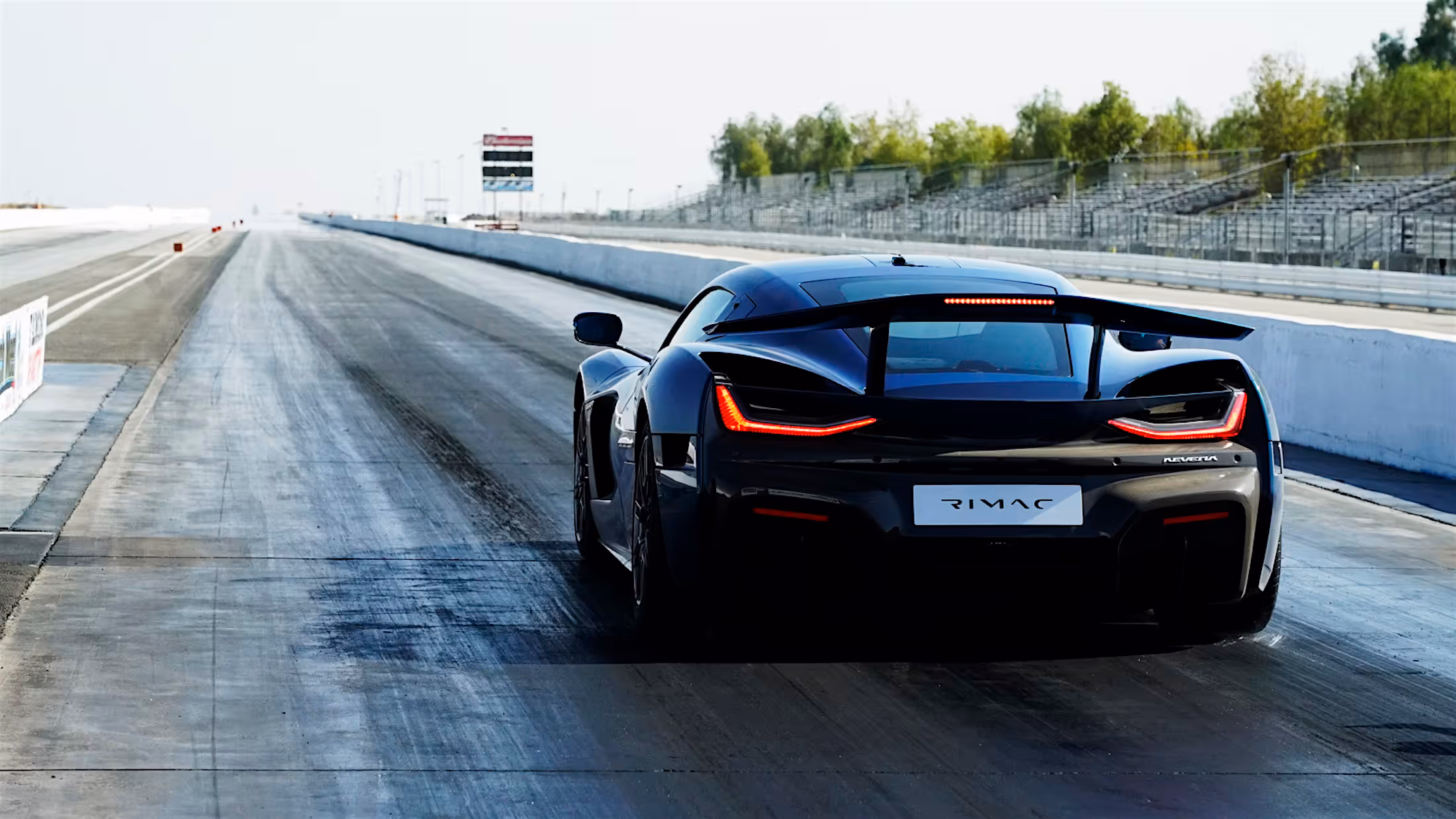 Rimac Nevera exterior - Rear Left Angled