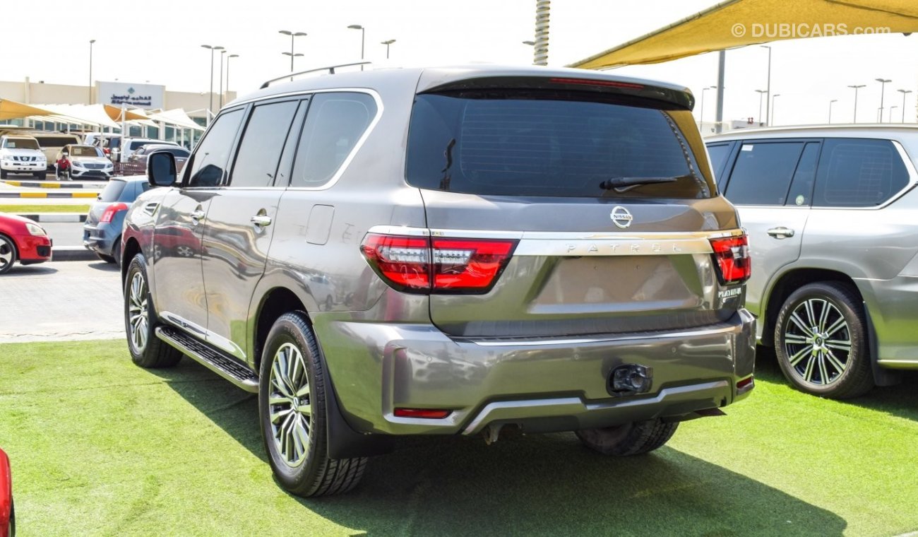 Nissan Patrol Platinum SE With 2021 body kit