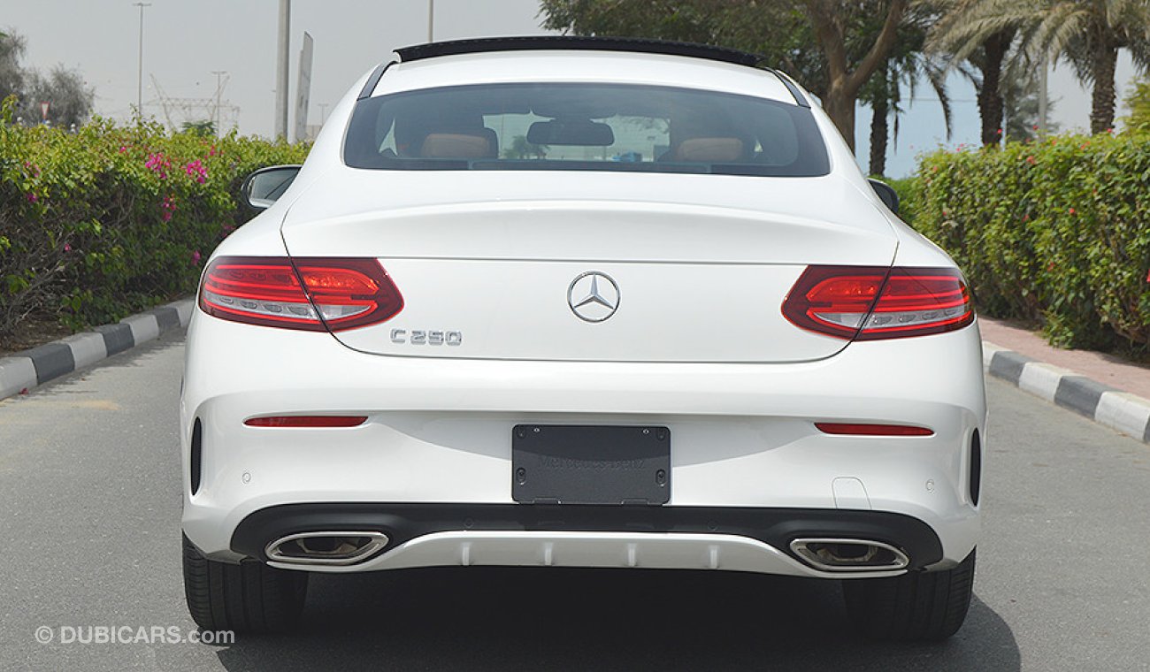 Mercedes-Benz C 250 Coupé, 2.0L, 4cyl Turbo, GCC Specs with 2 Years Unlimited Mileage Warranty