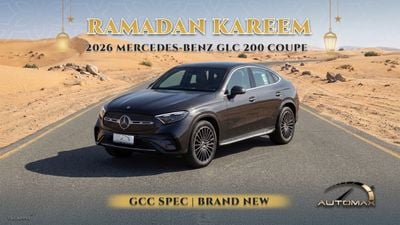 Mercedes-Benz GLC Coupe 200 4MATIC 2026 GCC With 2 Years Unlimited Mileage Warranty @Official Dealer