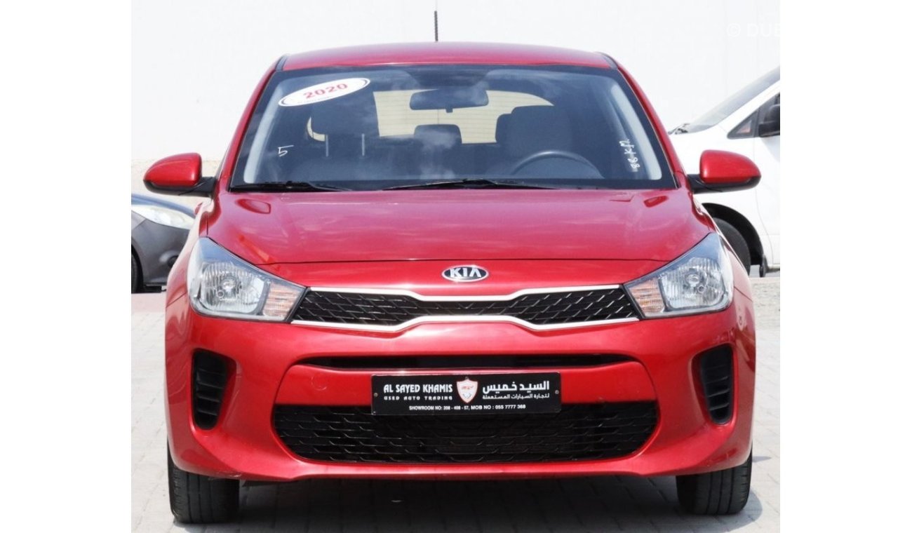 Kia Rio Kia Rio 2020 GCC in excellent condition without accidents