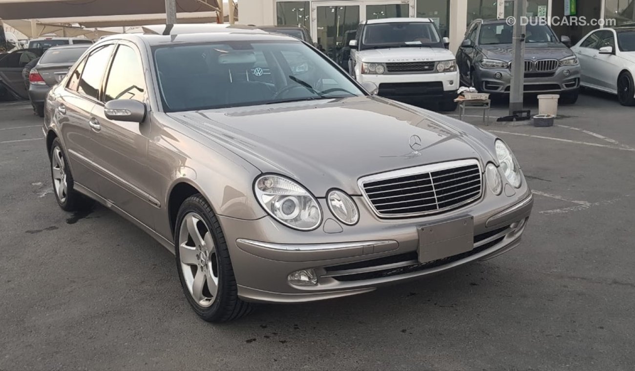 مرسيدس بنز E 500 موديل 2005  وارد اليابان حاله ممتازه من الداخل والخارج فل مواصفات فتحه سقف وكراسي جلد ومثبت سرعه وتح