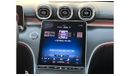 Mercedes-Benz C 200 MERCEDES BENZ C200 1.5L GCC FULL OPTIONS UNDER WARRANTY WITH CERVICE CONTRACT 2027 (