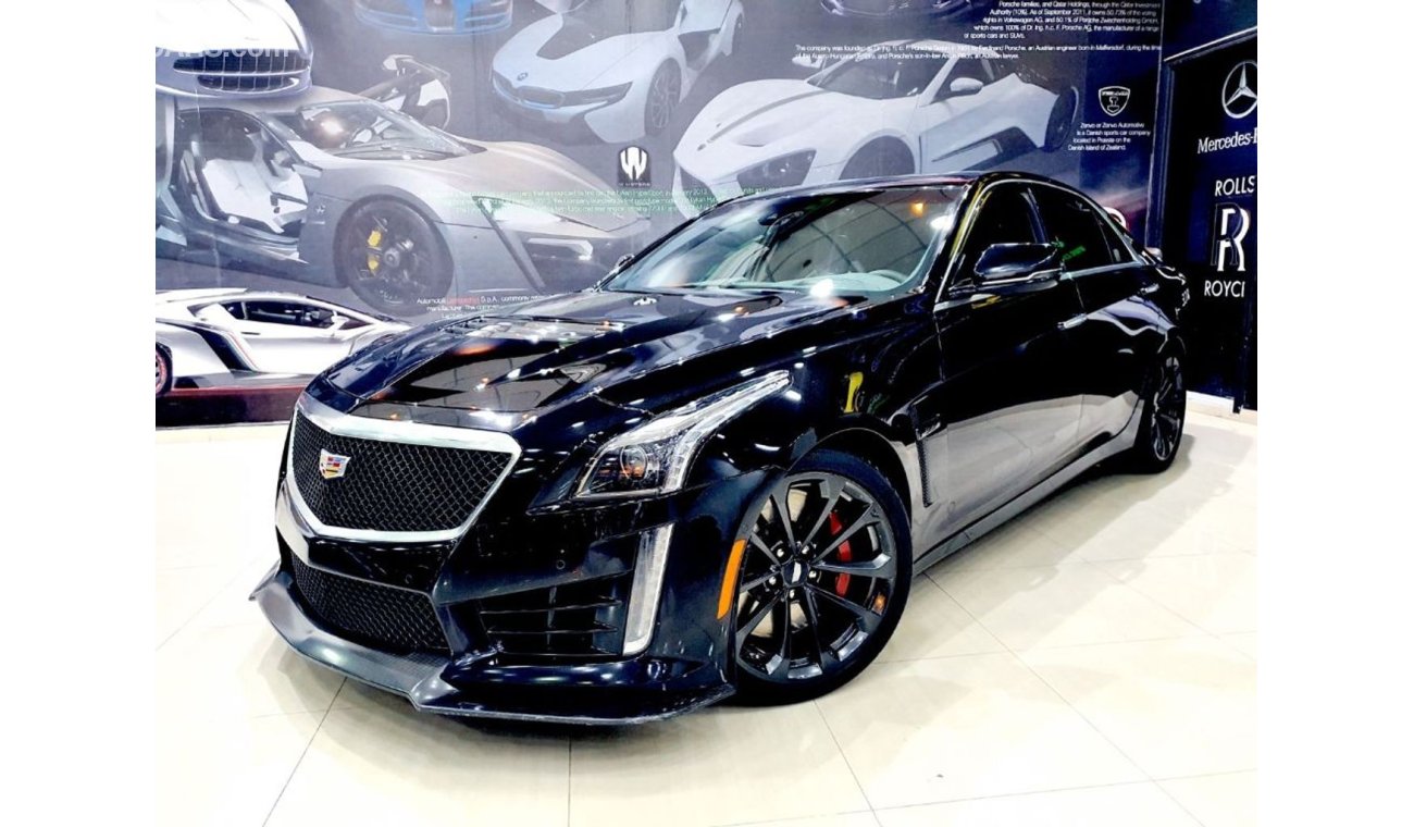 Cadillac CTS V BLACK EDITION 680HP - 2017 - GCC - UNDER WARRANTY - ( 3,200 ) AED PER MONTH