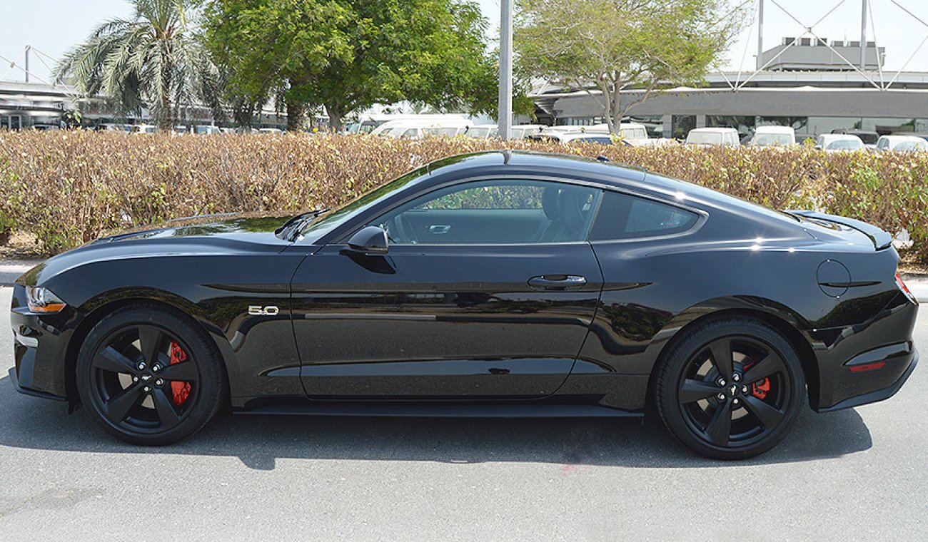 Ford Mustang 2019 GT Premium, 5.0 V8 GCC, 0km w/ 3Yrs or 100K km Warranty and 60K km Service from Al Tayer Motors