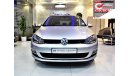 Volkswagen Golf The Best Offer for Volkswagen Golf TSI 2016 Model in Silver color!